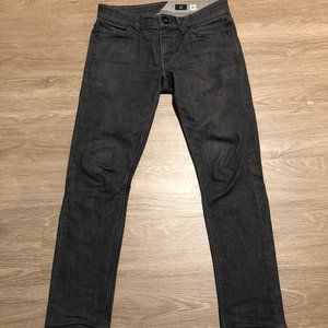 Volcom 2x4 Skinny/Slim Fit Denim Jeans Mens (31x30)